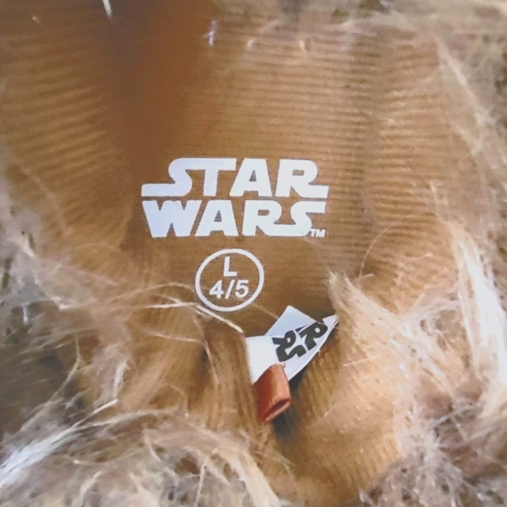 Stars Wars Chewbacca Slippers. Kids, Youth Sz. 4-5 Unisex. New - Picture 3 of 3